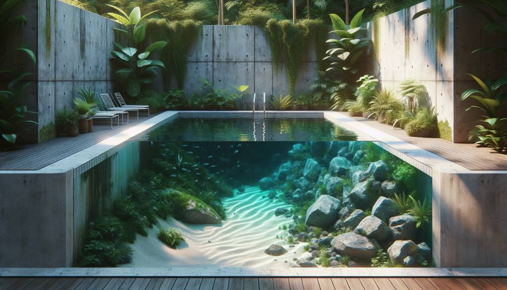 Comment adapter votre vieille piscine en béton en piscine naturelle