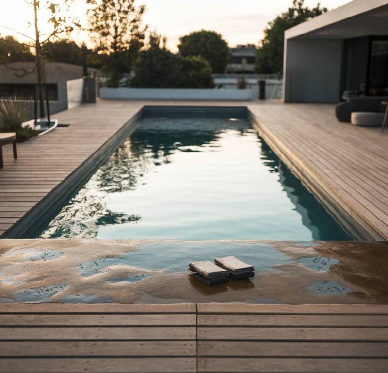 « Les innovations dans les finitions de piscines en béton : tendances et inspirations »