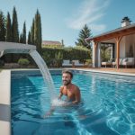 Créer une piscine en béton avec plage immergée : esthétique, confort et techniques de réalisation