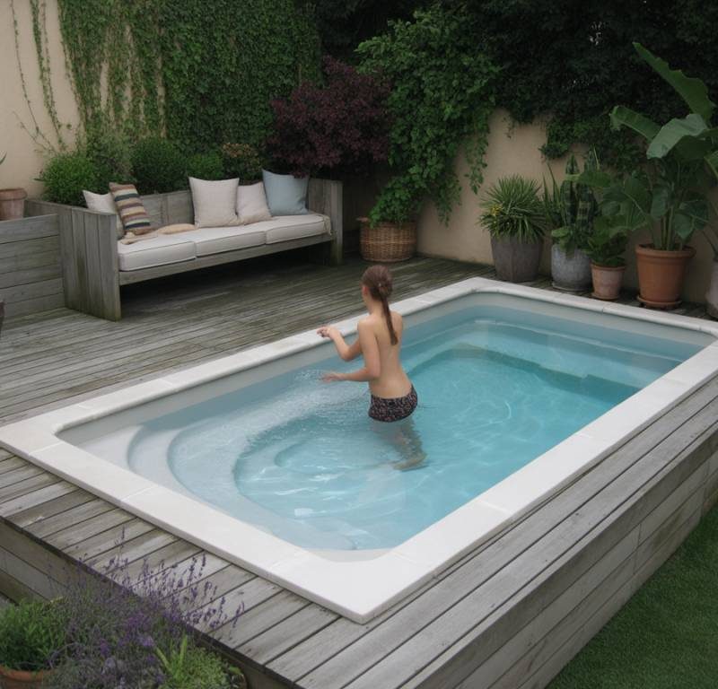 Piscine en béton et petite surface : concevoir un mini bassin esthétique et fonctionnel pour les petits jardins