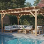 Pergola bois piscine : idées de design, conseils de construction et aménagement autour du bassin